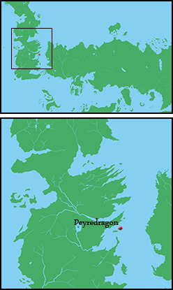 Montdragon se situe sur l'île de Peyredragon