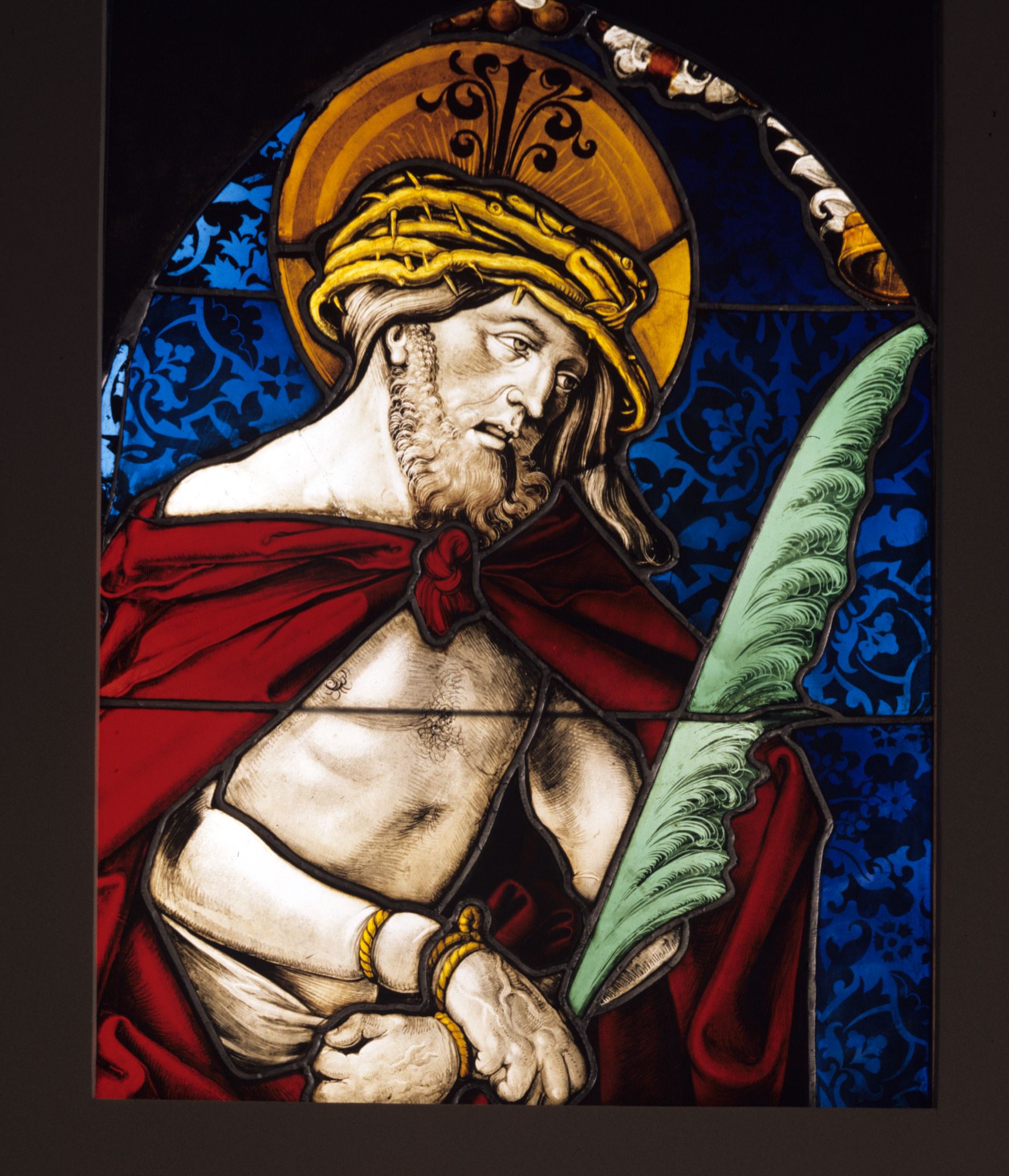 Glasfenster „Schmerzensmann“ von Hans Baldung Grien