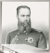 König Karl von Württemberg: Lithographie um 1864