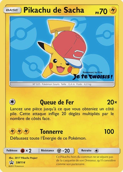 Pikachu de Sacha (Promo SM 114)