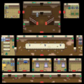 Plan du Vieux Château dans Pokémon Diamant, Perle et Platine