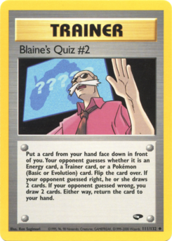 Blaine's Quiz 2 (Gym Challenge 111)