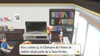 « Champion » et « Arène » dans Pokémon : Let's Go, Pikachu et Let's Go, Évoli.