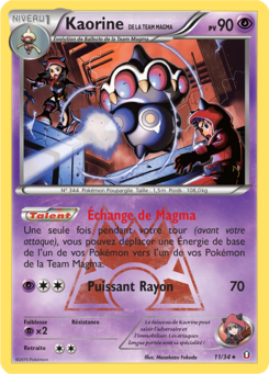 Kaorine de la Team Magma (Double Danger 11)