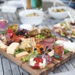 Meat and cheese boards are my go-to for super chill, no stress summer entertaining. You can load them up with all your favorite cheese, cured meats, fruit, nuts and spreads. Add some wine and baguettes and you have yourself a meal.