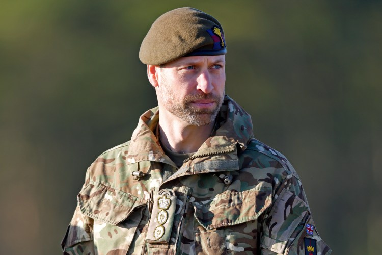 Prince William in Welsh Guards uniform.