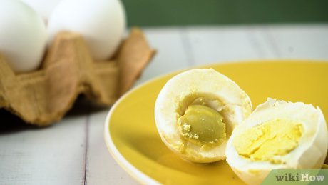 Step 1 If your yolks are grayish-green, cook for less time.