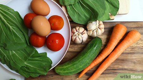 Step 1 Use fresh ingredients whenever possible, and don't forget to wash the vegetables beforehand.