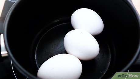 Step 1 Sort the eggs and place them in a saucepan or pot.